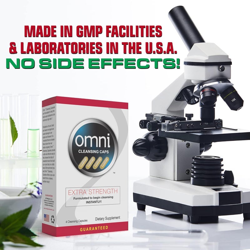 Wellgenix Omni Herbal Cleanse Detox Capsules Fast Acting Extra Strength Detox Cleanse for Whole Body Flush Your System with Detoxifying Capsules 4 Count - Image 4