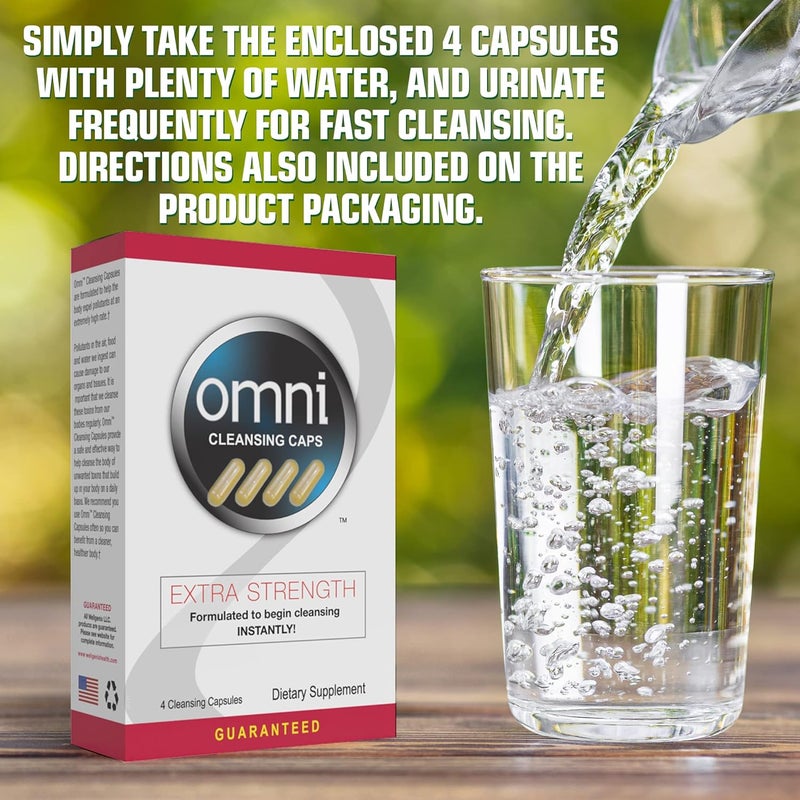 Wellgenix Omni Herbal Cleanse Detox Capsules Fast Acting Extra Strength Detox Cleanse for Whole Body Flush Your System with Detoxifying Capsules 4 Count - Image 5
