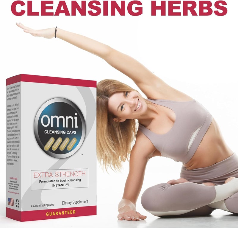 Wellgenix Omni Herbal Cleanse Detox Capsules Fast Acting Extra Strength Detox Cleanse for Whole Body Flush Your System with Detoxifying Capsules 4 Count - Image 3