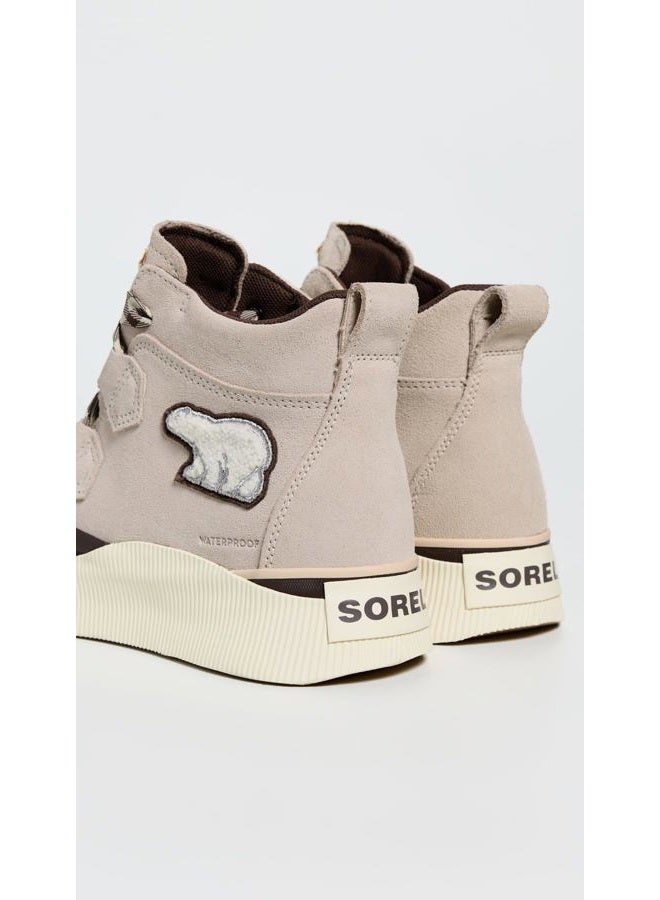 SOREL Women's Out N About lV Classic Waterproof Boot, Fawn/Midnight Cocoa, 39 EU - Image 3