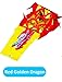 DSJUGGLING 3 Meters 98 FT Golden Scale Dragon Poi Outdoor Flinging Fitness Dragon Dance 3D Rainbow Color Dragon Ribbon Streamer with Fiberglass Handstick Travel Bag Golden Red Dragon - Image 4