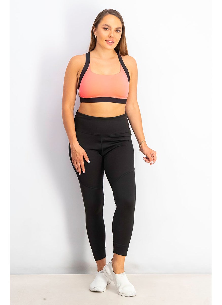PUMA Women High Waist Rib 7 and 8 Tights, Black  - Image 3