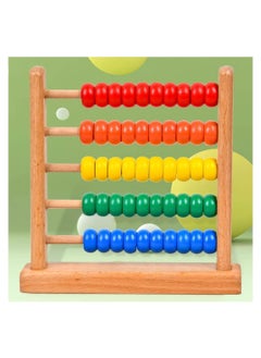 Generic Wooden Counting Toy Abacus Bead Wood Classic Abacus Counting Tool Portable Numbers Math Calculating Tool for Home Classroom School  - Image 2