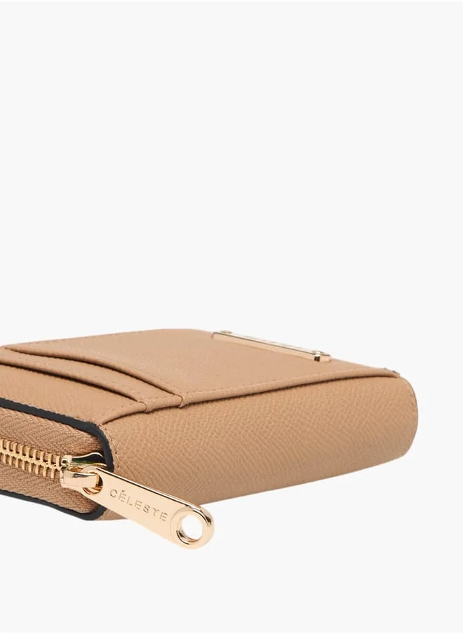 سيليست Textured Zip Around Wallet