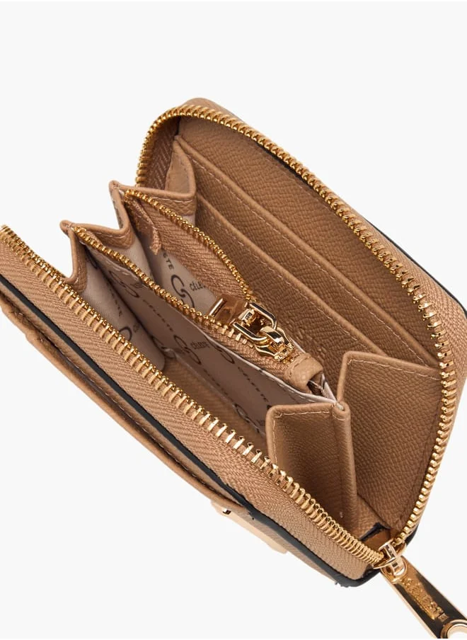 سيليست Textured Zip Around Wallet