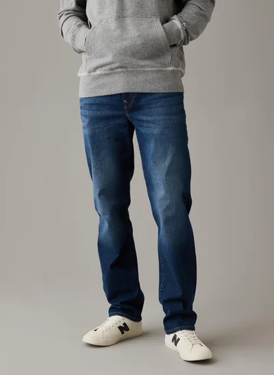 امريكان ايجل Rinse Wash Straight Fit Jeans