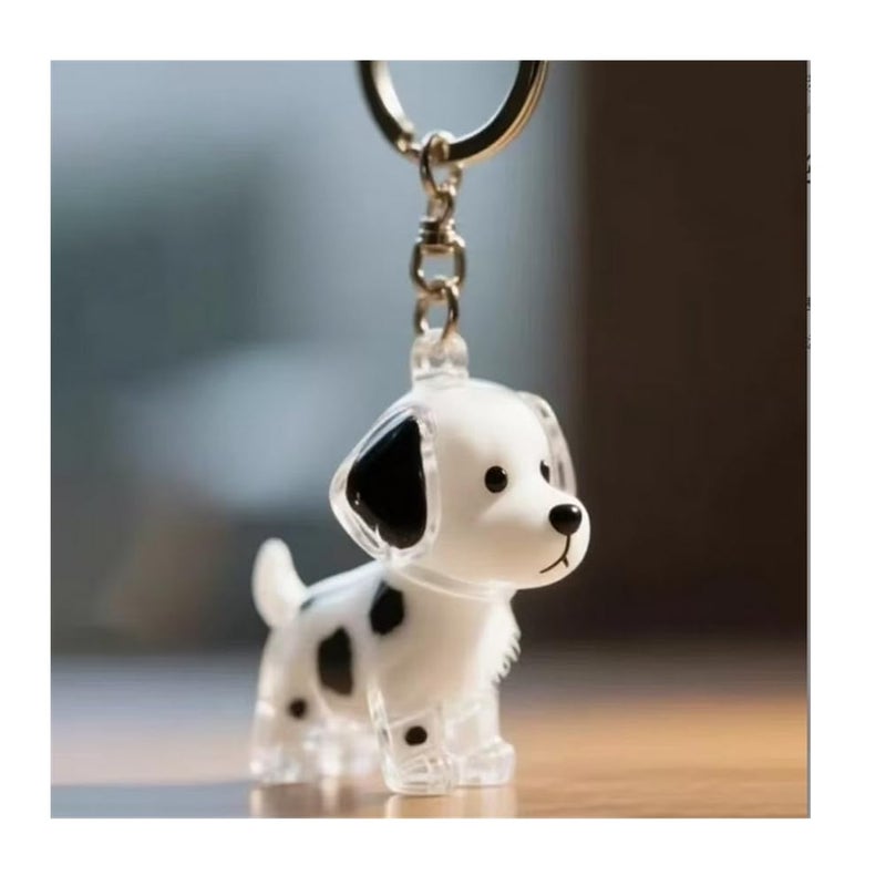 EPMANN Dog Hair Collector Keychain Charm Memorial Storage Box, Transparent Bottle for Pet Hairs Keychain, Pets Fur Keepsake Keyring for Collecting Hair, Portable Pet Memory Capsule(11) - Image 1