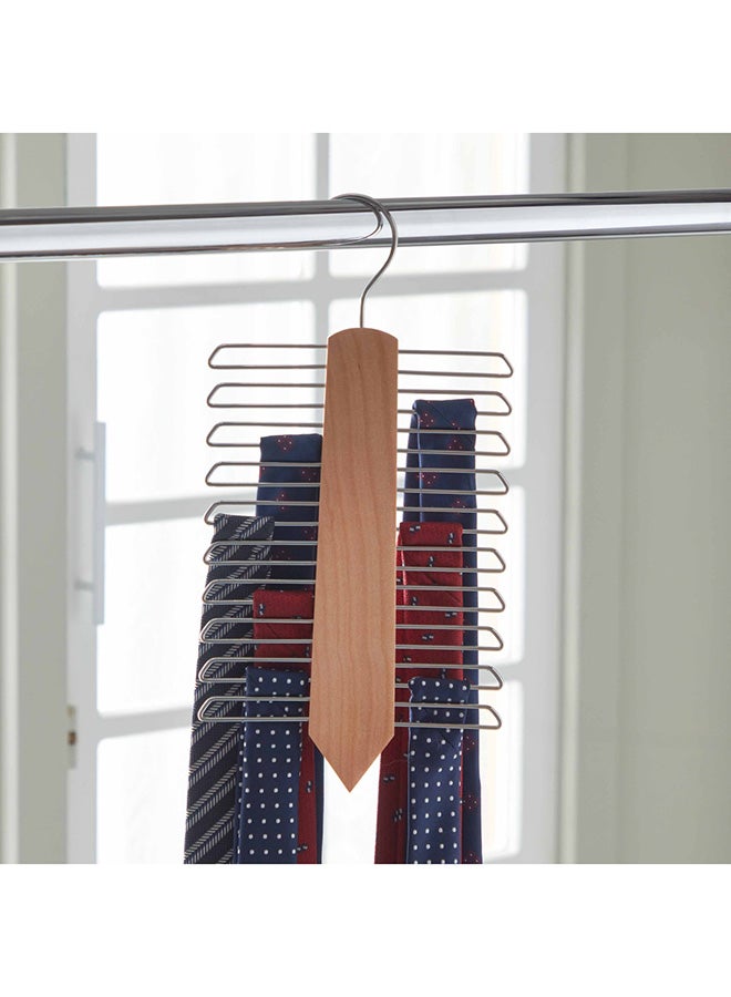 Home Box Forest Wooden Tie Hanger 15 x 31 x 1.2 cm  - Image 1
