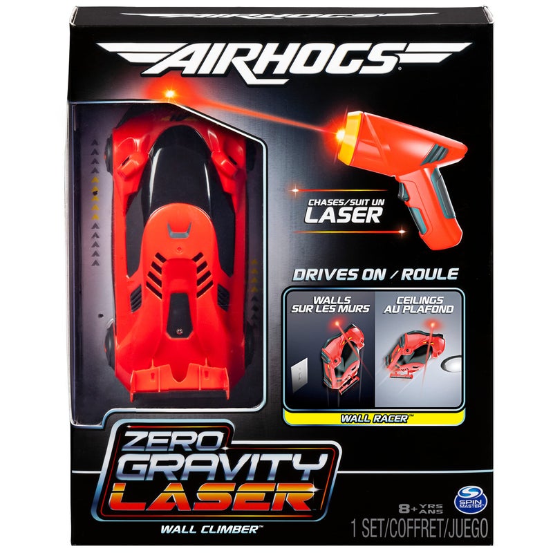 Air Hogs, Zero Gravity Laser, Laser-Guided Wall Racer, Wall Climbing Race Car, Red - Image 2