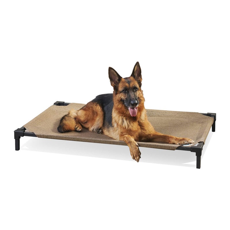 Coolaroo Elevated Pet Bed Pro, Nutmeg - Image 1