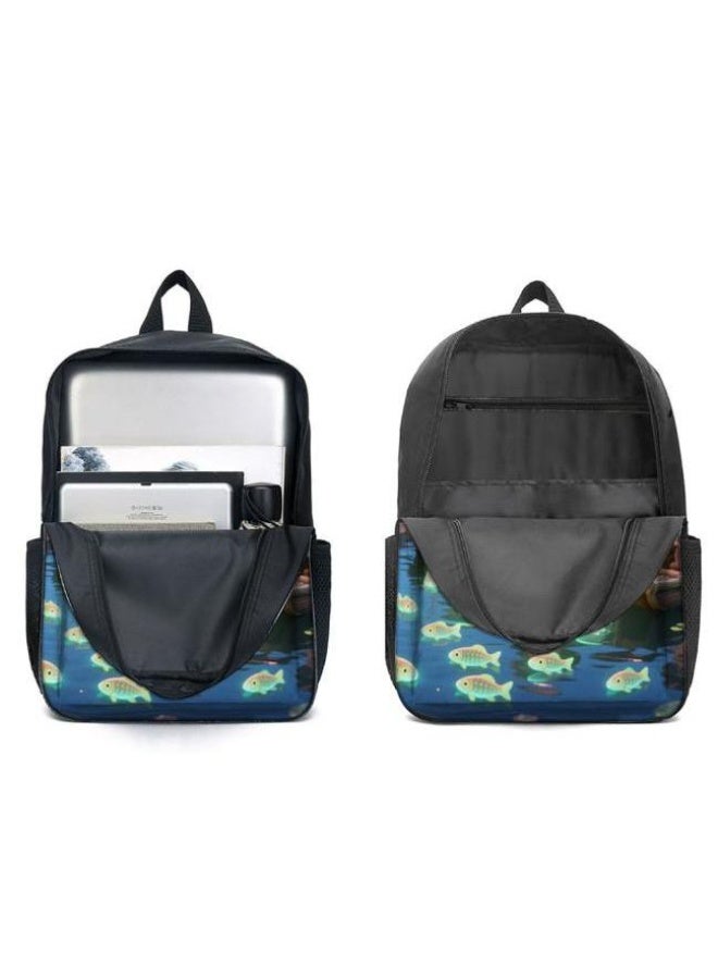 واضح من النار مجموعة من ثلاث قطع من حقائب الرسوم المتحركة، تتعامل بسهولة مع المناسبات المختلفة (الطلاب والأطفال ونزهات الأصدقاء وتسلق الجبال والدراسة وما إلى ذلك) | حقيبة ظهر + حقيبة محمولة باليد + حقيبة قرطاسية | هدايا الموسم المدرسي / العطلات - 71 - Image 4