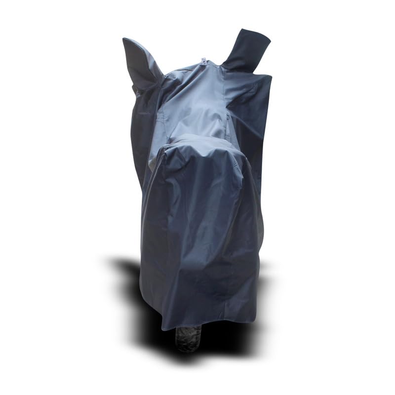 MADAFIYA Waterproof Two Wheeler Cover for Yamaha Aerox 155 Bike All Season Protection Bike Cover for Rain & Sun (Grey) - Image 3