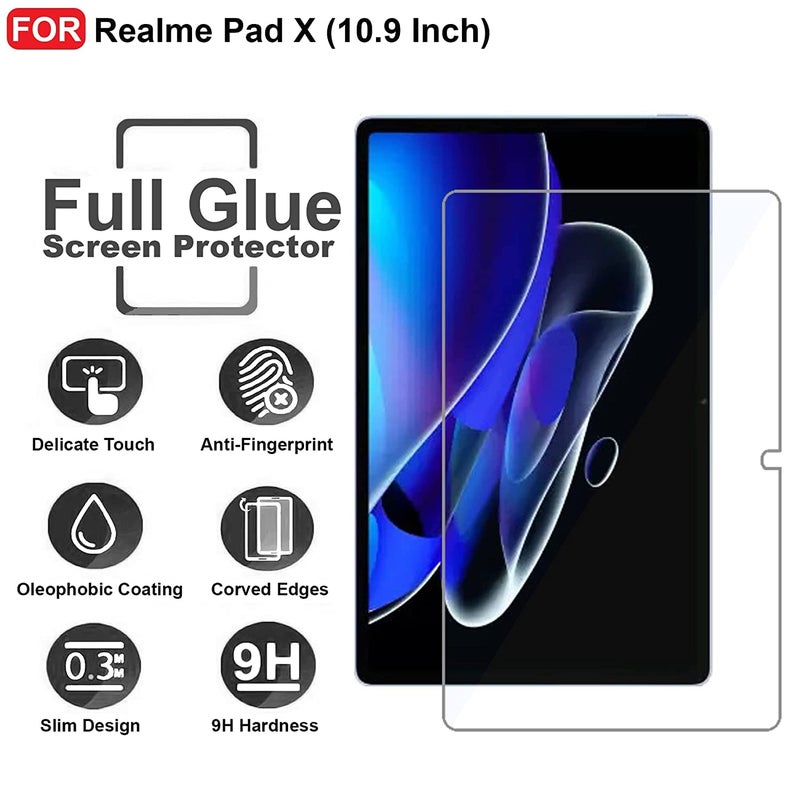 PROTECTERR Unbreakable Screen Protector Guard for Realme Pad X 10.95" inch - Anti-Scratch, Smudge Proof, HD Clear - S Pen Compatible, Bubble Free - Premium Protection (Not a Tempered Glass) - Image 2