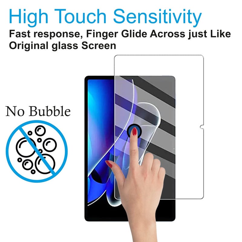 PROTECTERR Unbreakable Screen Protector Guard for Realme Pad X 10.95" inch - Anti-Scratch, Smudge Proof, HD Clear - S Pen Compatible, Bubble Free - Premium Protection (Not a Tempered Glass) - Image 4