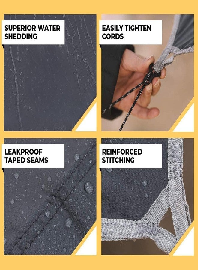 WINKAURA Hammock Tarp - Rain Tarp for Camping Hammock Tent 11 x 9 ft-Camping Gear Must Haves w/Easy Set Up Including Tent Stakes and Carry Bag - Image 3