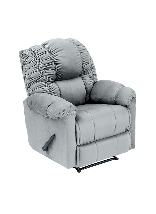 In-House Stanford | Velvet Recliner Chair 90×80×105 cm - Grey 