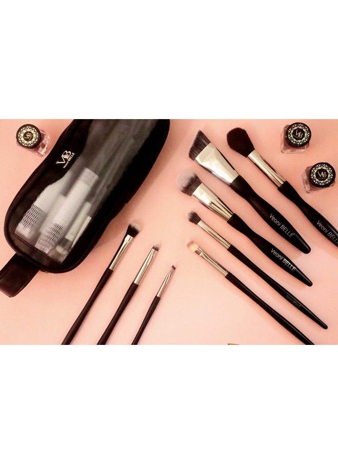 Veoni Belle - Pro Makeup Brush Combo Set Of 8 Eye Makeup Brushes Set Professional - Image 1