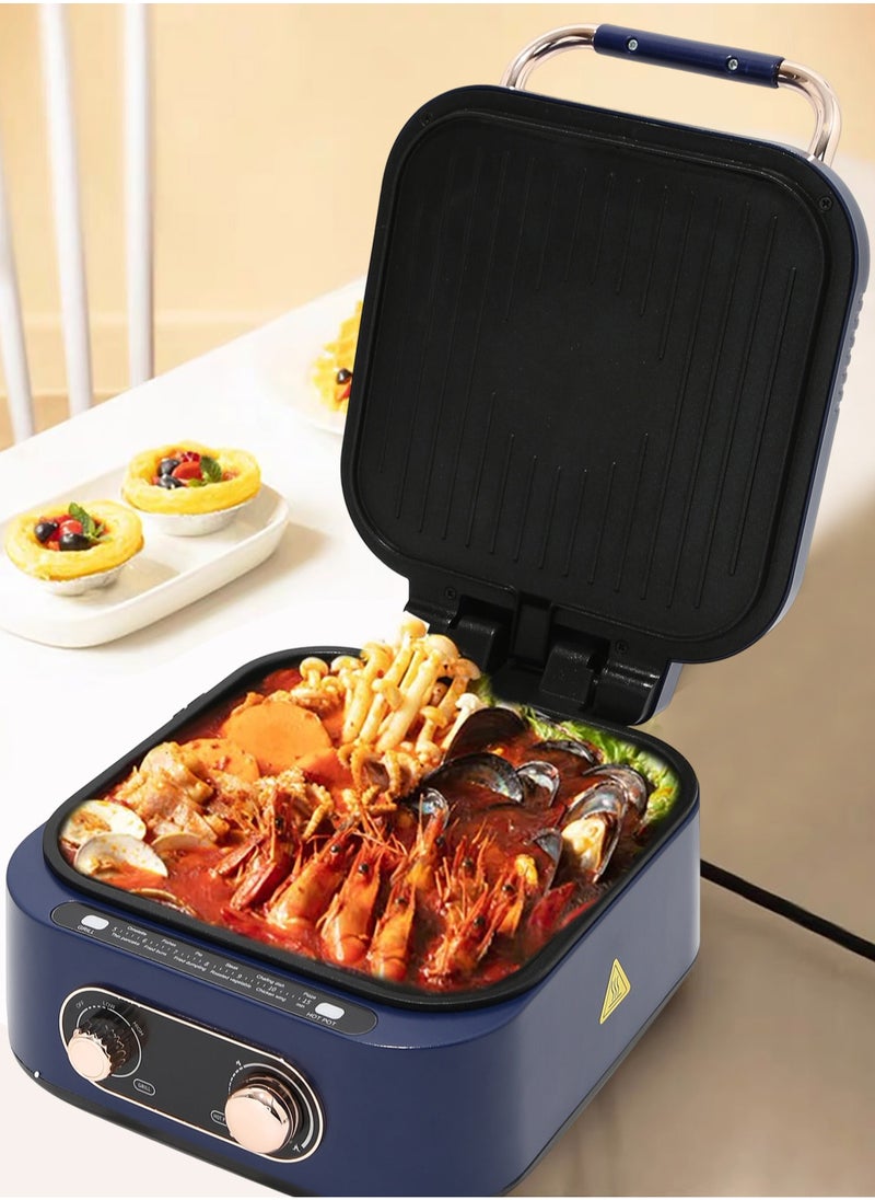 LAC LAICHY Multifunctional Electric Pot Baking Pan Household Pancake Machine Hot Pot Frying Non stick Cooker  - Image 4