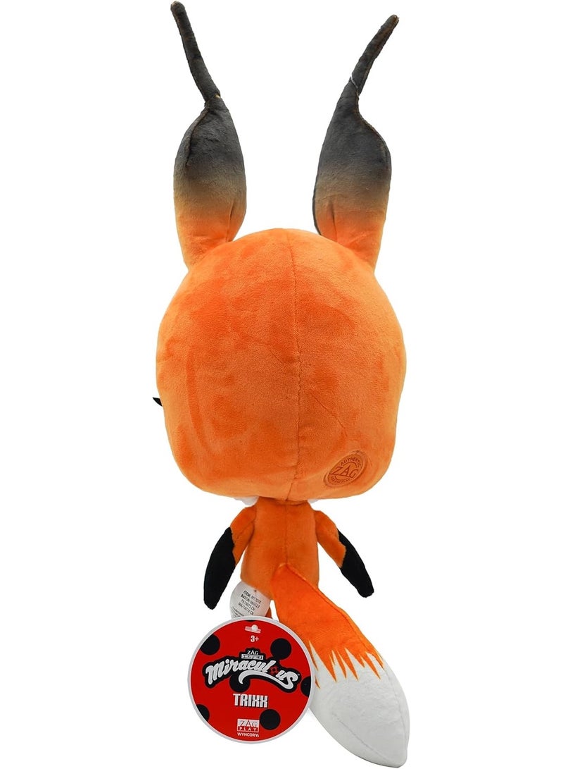 ميراكيولس دمية الدعسوقة المعجزة كوامي مون آمي تريكس، 24 سم، لعبة قطيفة فائقة النعومة مع عيون من الراتنج، بريق ولمعان، خياطة مفصلة - Image 2