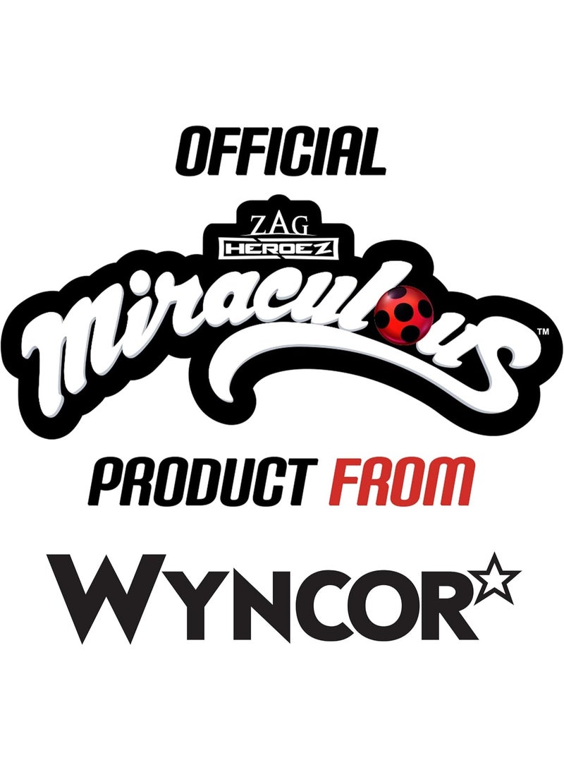 ميراكيولس دمية الدعسوقة المعجزة كوامي مون آمي تريكس، 24 سم، لعبة قطيفة فائقة النعومة مع عيون من الراتنج، بريق ولمعان، خياطة مفصلة - Image 5