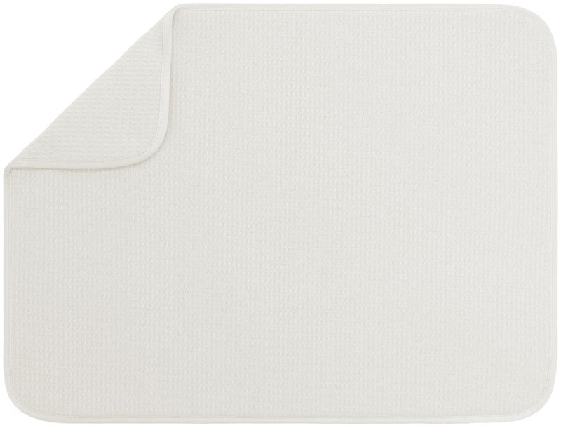 S&T INC. Dish Drying Mat XL, 18â€ x 24â€, Absorbent Microfiber Kitchen Counter Mat, Dish Drying Pad for Dishes, Utensils, Pots and Pans, Extra Large, Cream - Image 1