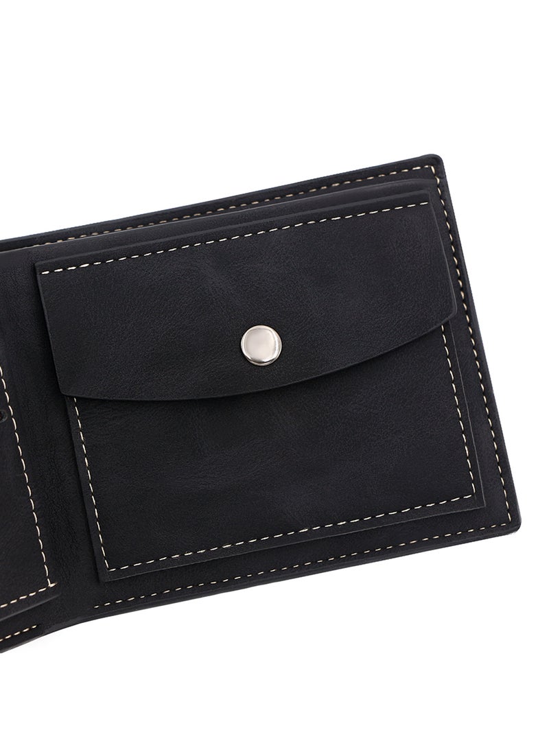 مينبنس محفظة رجال الأعمال المحفظة القصيرة حامل البطاقة حقيبة المستندات 12 * 9.5 * 2.5 سم - Image 5