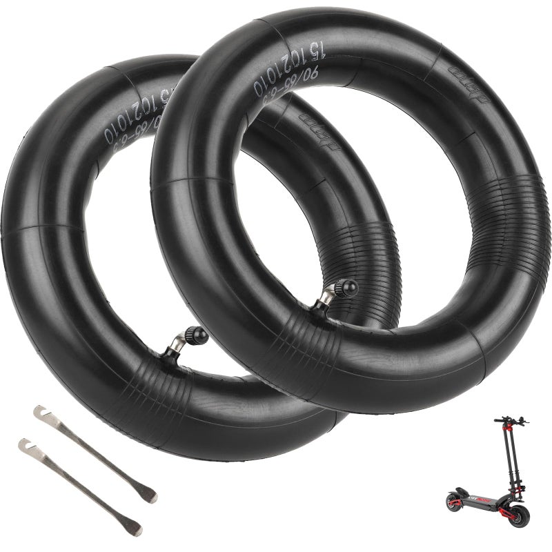 MIMIRACLE 906565 Replacement Inner Tubes Compatible with Dualtron Thunder Speedual Plus Zero 11X 11Inch Electric Scooter Tubes with 90Degree Bent Valve Stem Fits 1109065 1105065 - Image 2