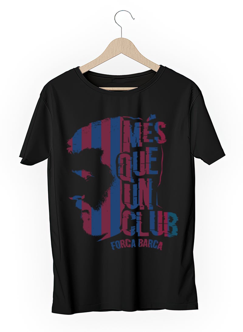 Fashion World Cotton T-shirt Printed with High-quality Messi