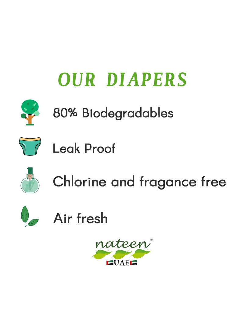 nateen Nateen Flexi Soft Adult Diapers Pants,Incontinence Pull Up,Medium,Waist Size 90-130cm,10 Count Adult Pull Ups,Superior Comfort,Excellent Combination of Protection.  - Image 2