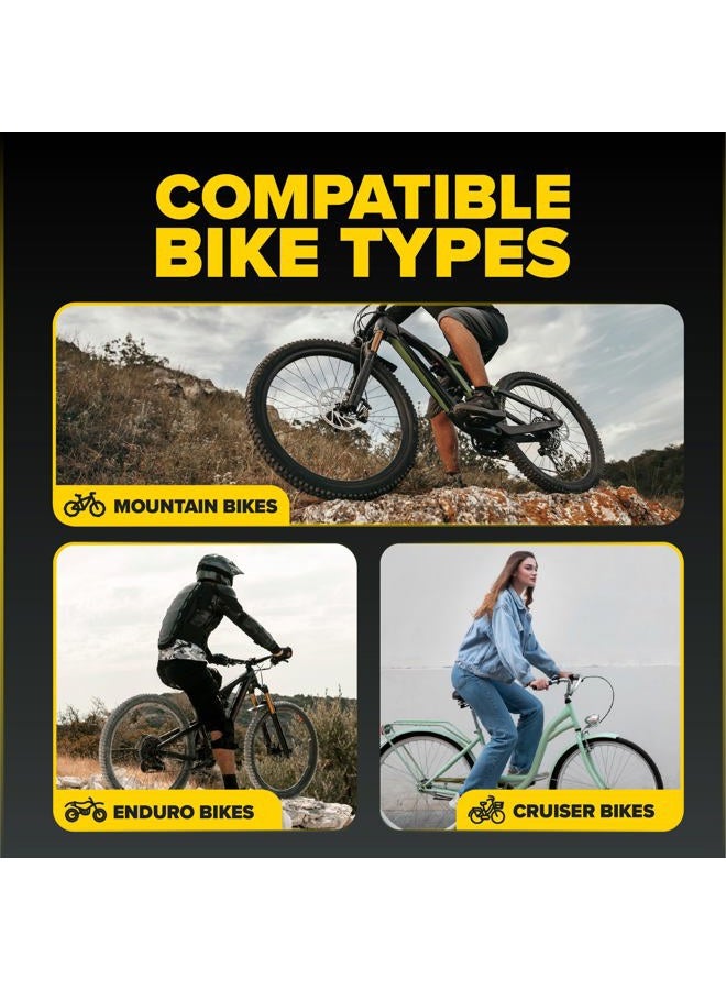 Ultraverse Bike Inner Tube for 26 X 1.75/1.95/2.10/2.125 inch Bicycle tire Sizes with Presta Valve - Rubber Tubes for Mountain and Trail, Cruisers, MTB, and All Terrain Bikes – Set of 2 - Image 5