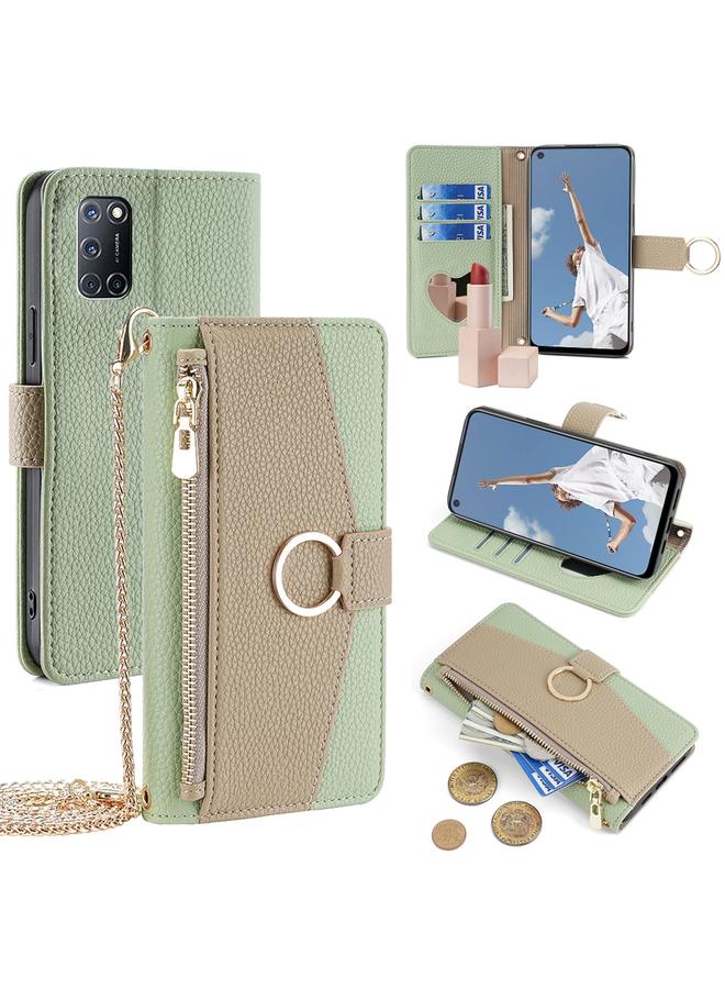 S-TOP Case For OPPO A52 Crossbody Litchi Texture Leather Phone Case - Image 1