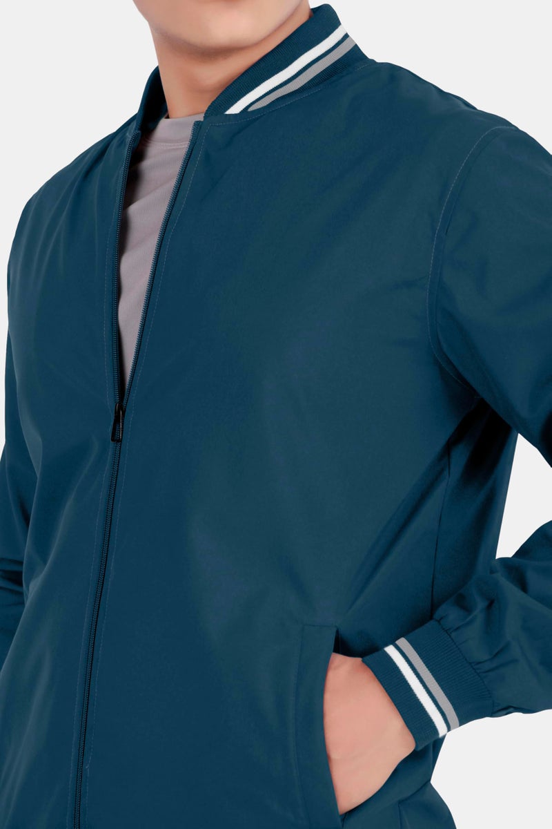 Celary Men's Bomber Jacket | Lightweight Casual Zip-Up Jacket | Stylish Slim Fit Outerwear for All Seasons - Image 5