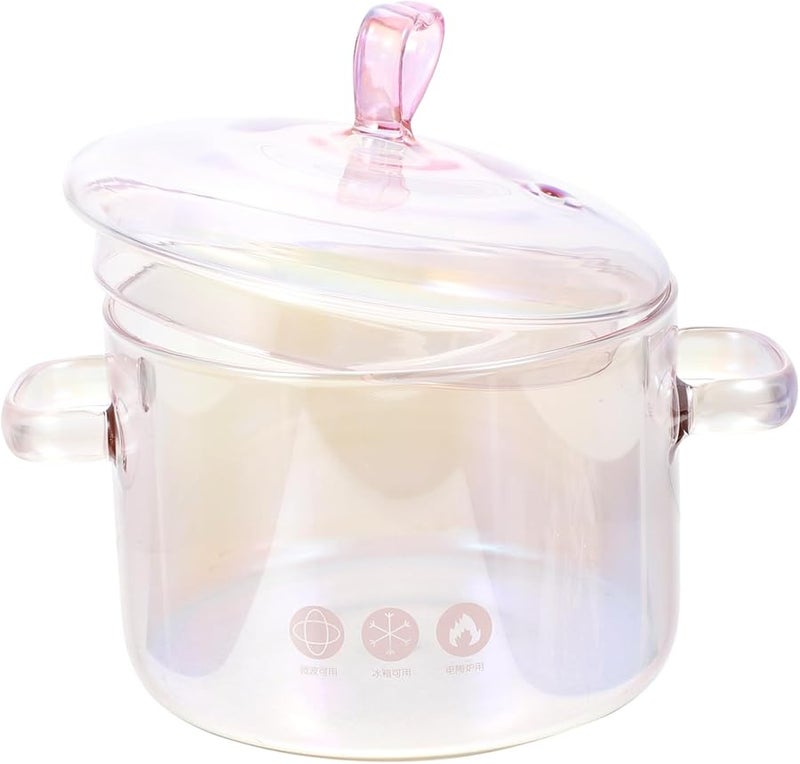 Heart Shaped Ramen Pot Heat Resistant Cookware For Noodles Soup Easy Clean Kitchen Essential - Image 1