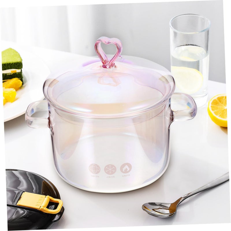 Heart Shaped Ramen Pot Heat Resistant Cookware For Noodles Soup Easy Clean Kitchen Essential - Image 5