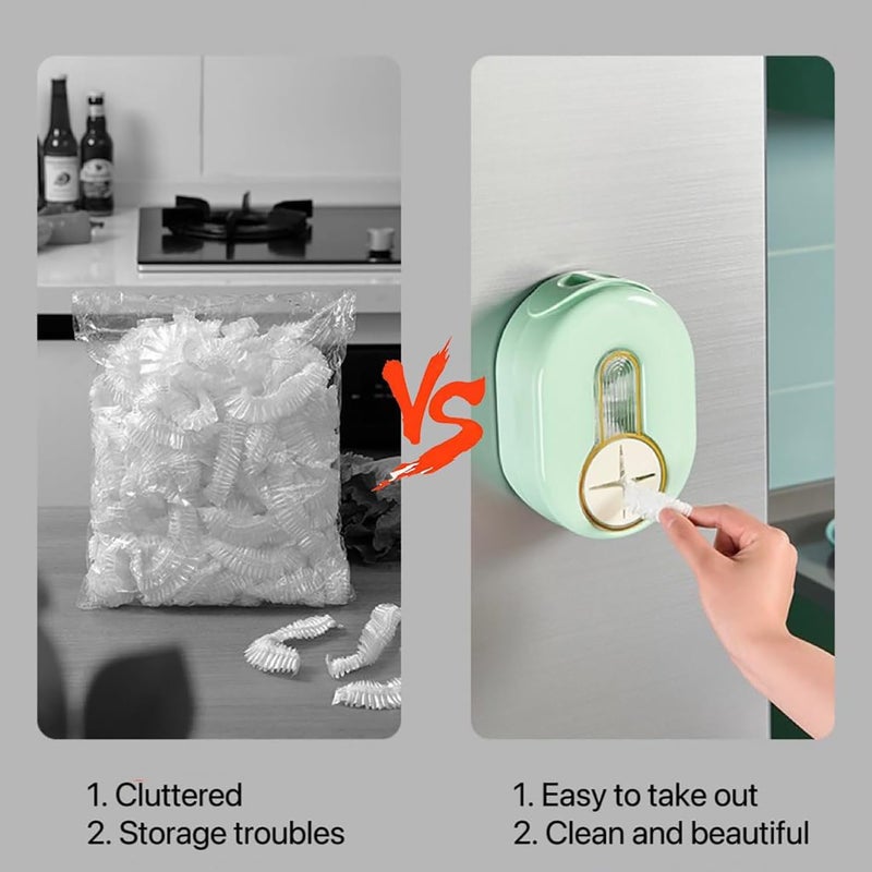 House of Quirk Wall-Mounted Polythene and Plastic Bag Holder - Elegant Storage Solution for Bathroom & Kitchen (Beige) - Image 3