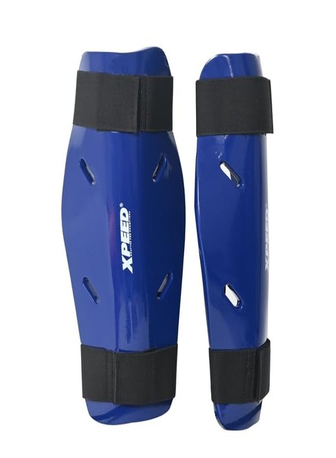 Xpeed Martial arts Forming Legguard || Secure and Comfortable Fit || shin guards for MMA || Kickboxing || Muay thai || sports (Pair of 1) (S, Red) - Image 2