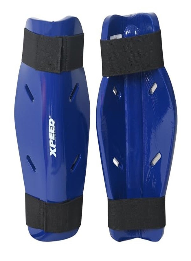 Xpeed Martial arts Forming Legguard || Secure and Comfortable Fit || shin guards for MMA || Kickboxing || Muay thai || sports (Pair of 1) (S, Red) - Image 3