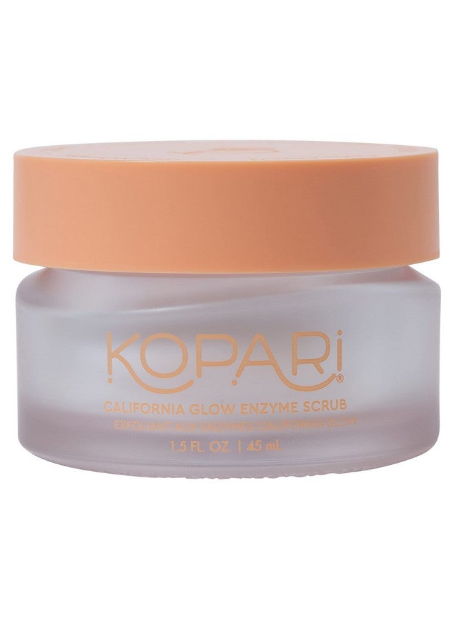 Kopari California Glow Enzyme Exfoliating Face Scrub Clarifying & Brightening Skin Exfoliation Facial Scrub Supports Antiaging 100% Organic Coconut Oil Cruelty Free Vegan 1.5 Fl Oz - Image 1