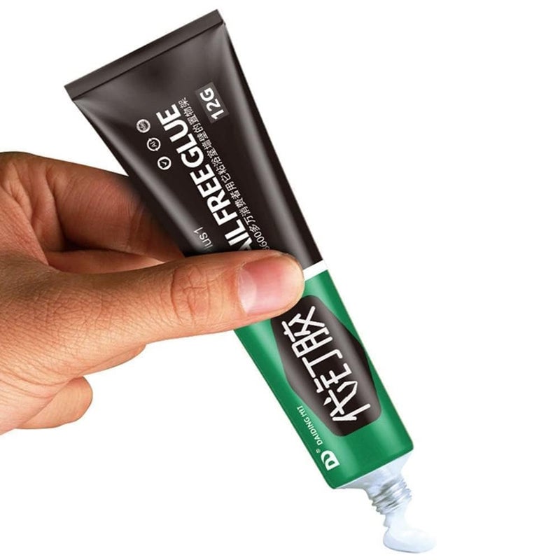 SR Brothers Mahek Super Glue Adhesive NailFree Glue AllPurpose Glue Adhesive Sealant All Purpose Glue Extra Strength for Plastic Resin Ceramic Metal Glass 12 G Pack Of 1  - Image 1