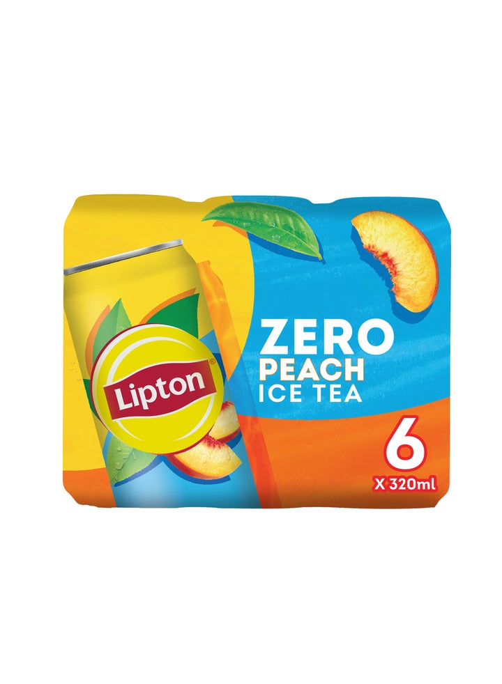 Zero Sugar Peach Iced Tea Cans