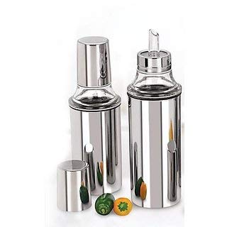 SEASPIRIT Stainless Steel Oil PourerDispenser Oil Dropper Kitchen use with Sharp Finish Slim Stylish and Trendy Look 2 - Image 1