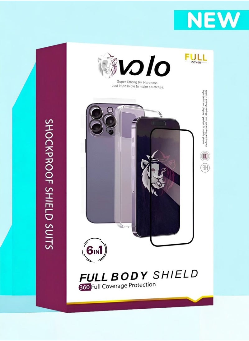 Volo - The new full protection package for iPhone 15 Plus, complete protection for your device against scratches and falls, a protective case with a modern design and high quality that deserves your trust - Image 1