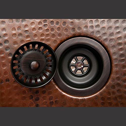 Premier Copper Products D-132ORB 3.5-Inch Universal Kitchen/Bar Basket Strainer Drain, Oil Rubbed Bronze - Image 3