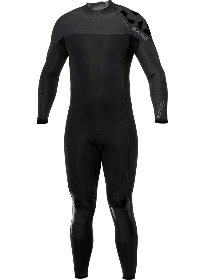 Bare BARE WETSUIT 3/2MM REVEL FULL MENS GREY- L  - Image 1