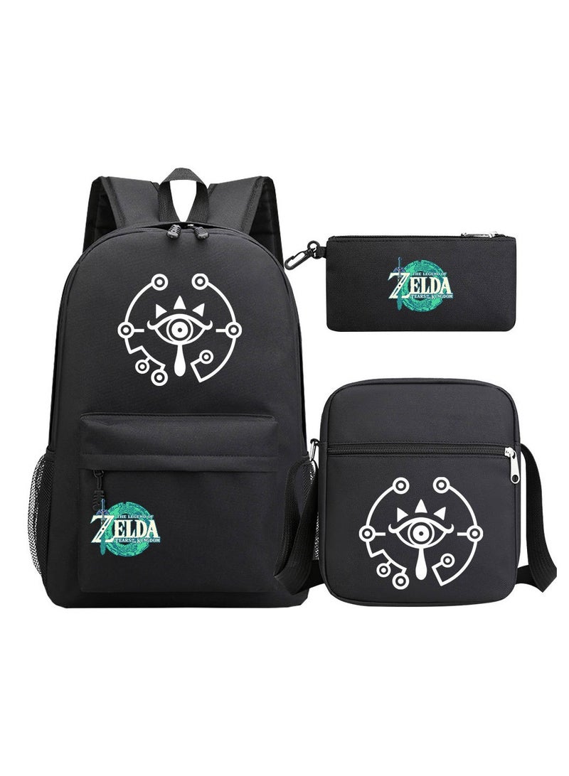 ZELDA Printed Youth Large Capacity Men's and Women's Shoulders