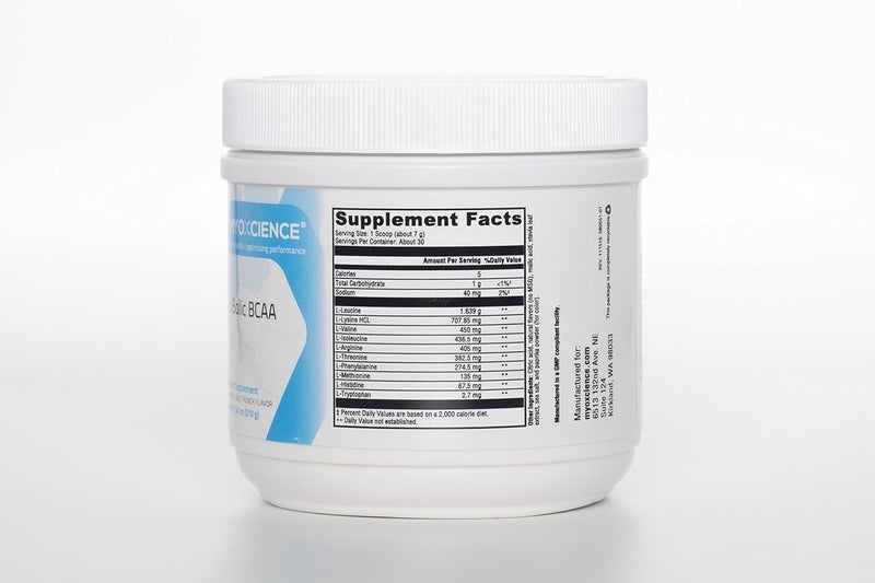 MYOXCIENCE Optimized BCAA  Aminos High Leucine  No Artificial Sweeteners - Image 5