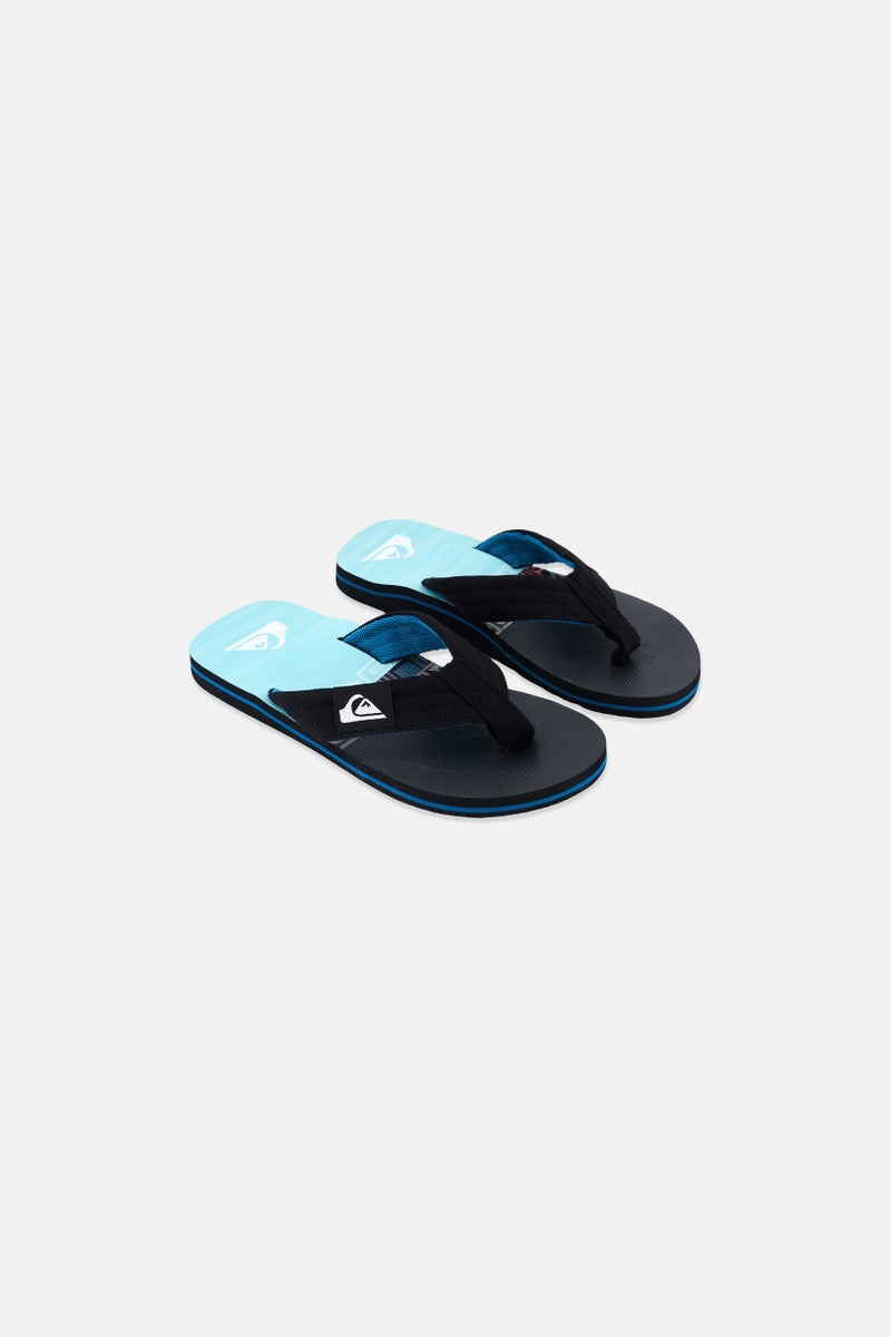 QUIKSILVER Kids Boy Molokai Layback II Slippers, Turqouise - Image 1