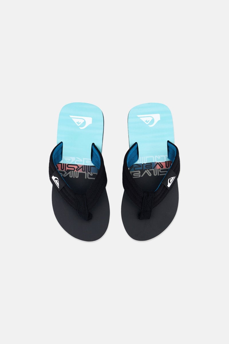 QUIKSILVER Kids Boy Molokai Layback II Slippers, Turqouise - Image 3