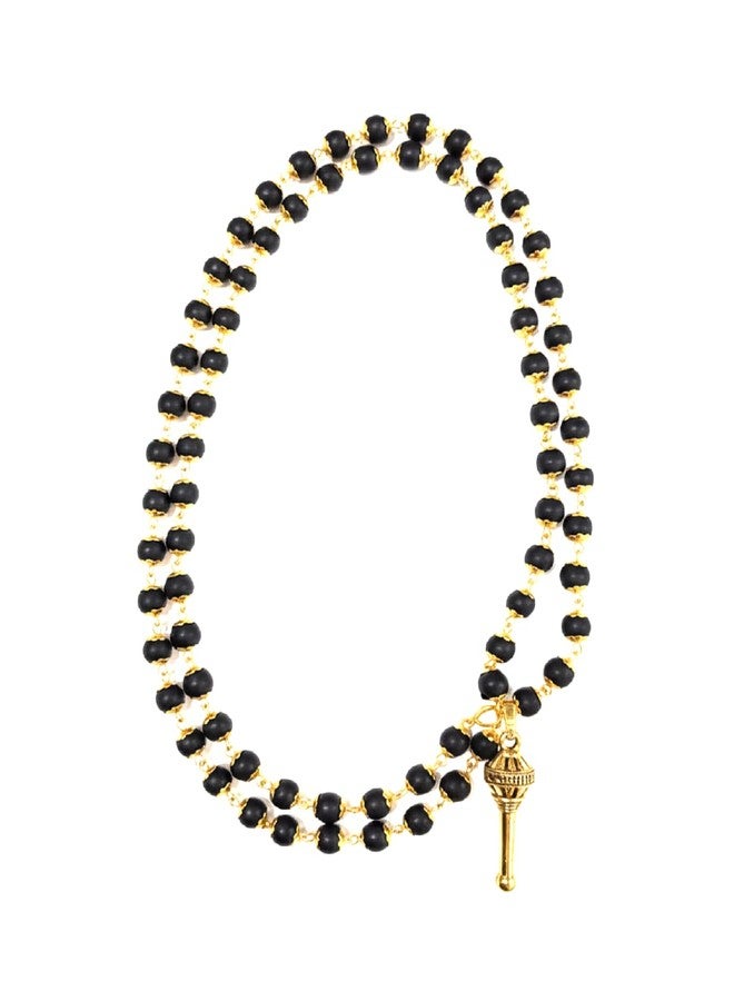CHARMS Hanuman Gadha with Rudraksha Mala – Everyday Wear Religious Protection Pendant - Image 1