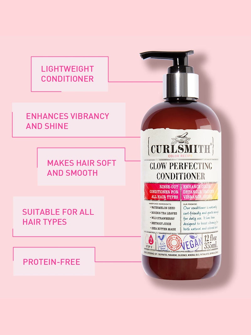 CURLSMITH Glow Perfecting Conditoner 12 oz / 355 mL - Image 3